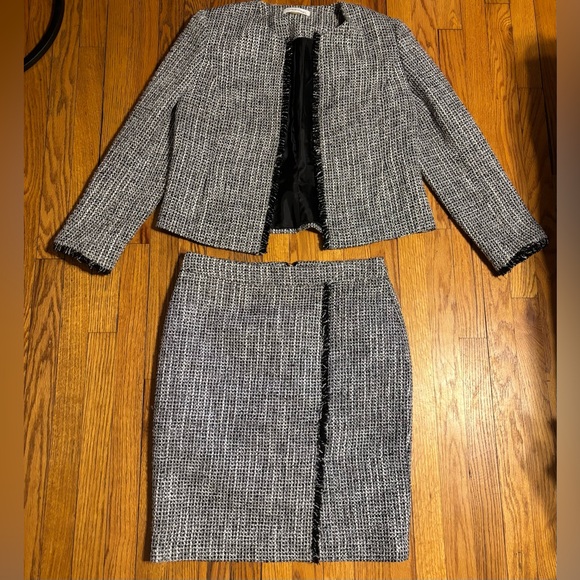Calvin Klein Tweed Suit Set - Picture 2 of 15